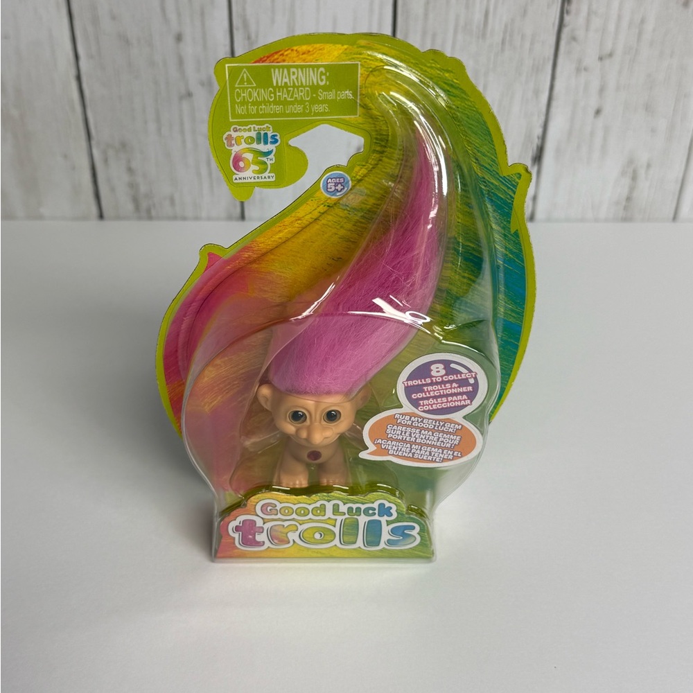 Good Luck Trolls 65th Anniversary Love Luck Troll NIB - Picture 2 of 6